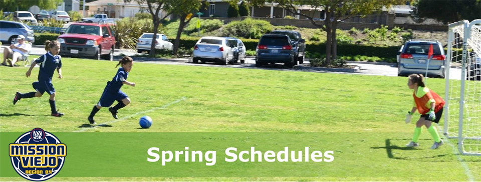 Spring Schedules